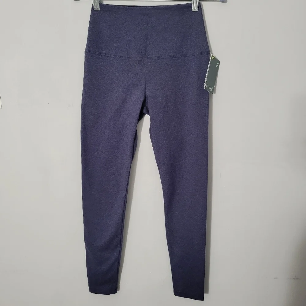 Lyssé Eclipse Melange Blue Medium Control Tight Ankle Leggings